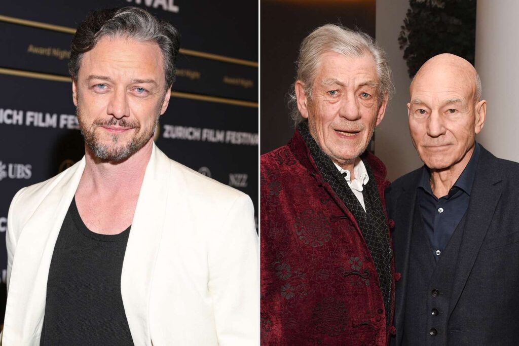 James McAvoy on How He Bonded with Patrick Stewart and Ian McKellen on ‘X-Men’ Set