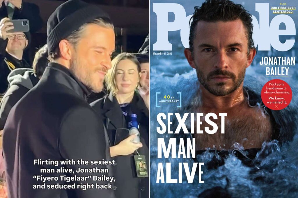 Jonathan Bailey Has Flirty Reaction to Fan Calling Him ‘Sexiest Man Alive’: Watch
