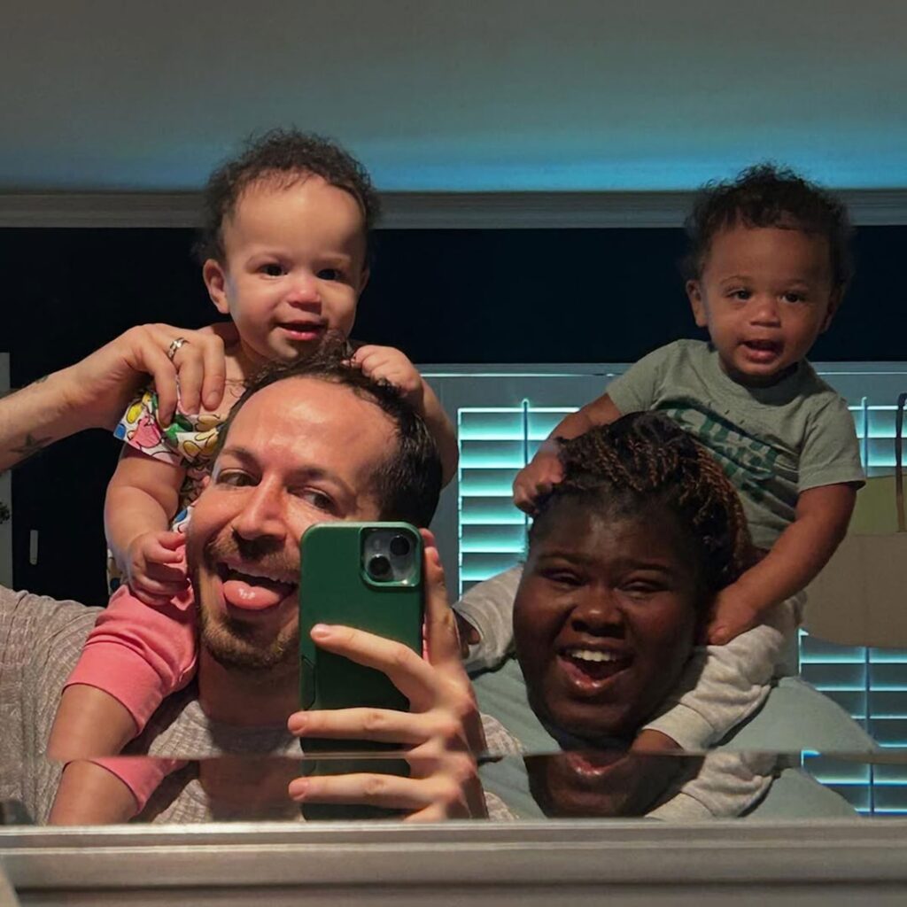 Gabourey Sidibe, Brandon Frankel Family Disney on Ice Outing