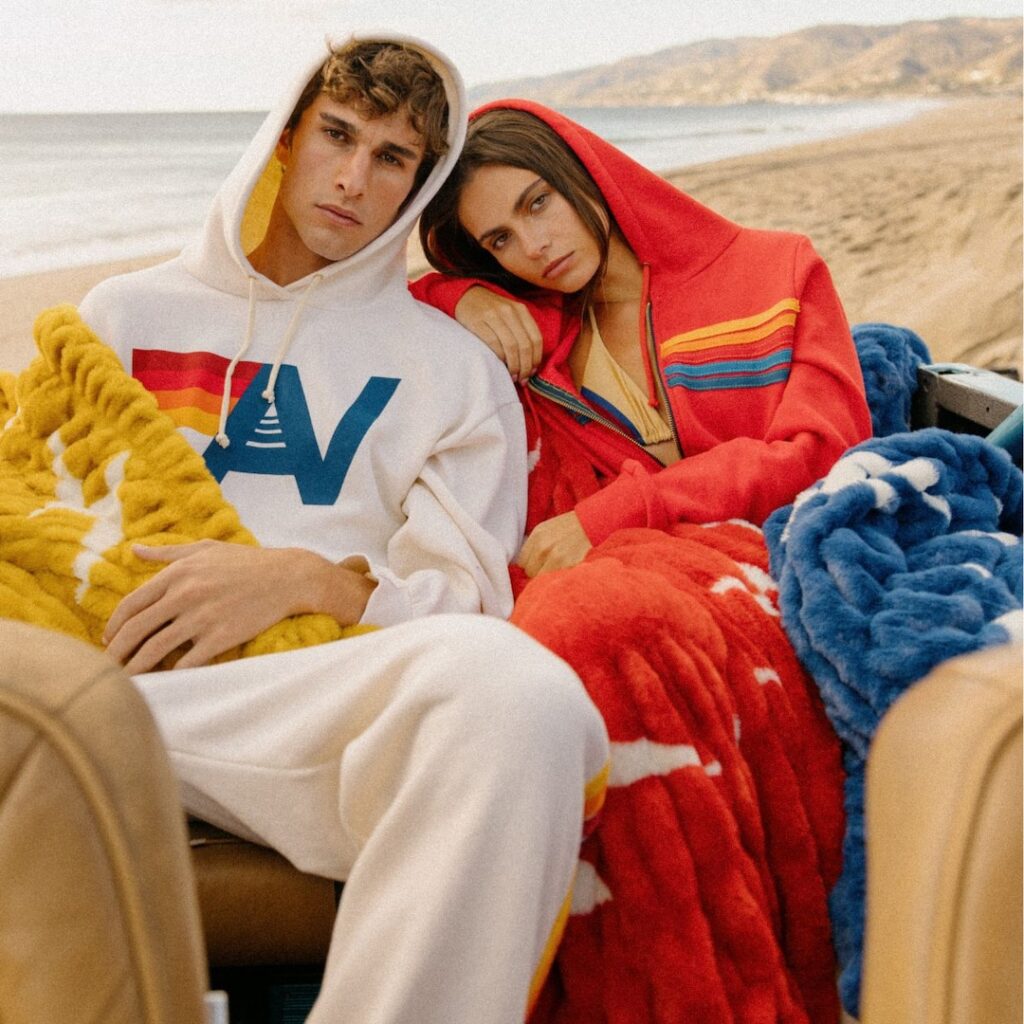 Lola Blankets x Aviator Nation’s Cozy, Limited-Edition Collab