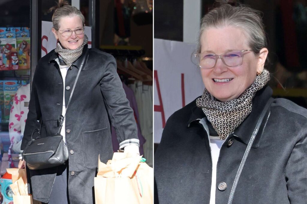 Bridget Fonda Seen During Rare Public Outing in Los Angeles